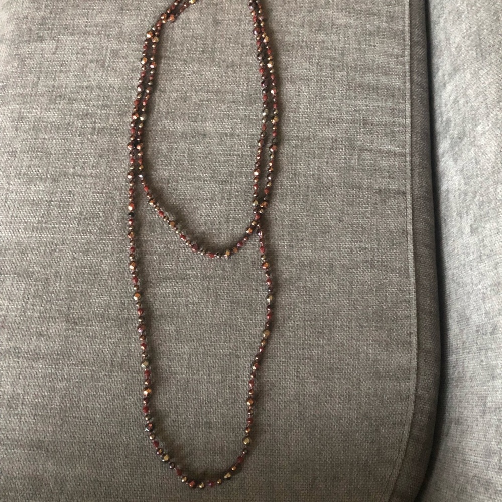Beautiful Purple/Maroon Layered Necklace